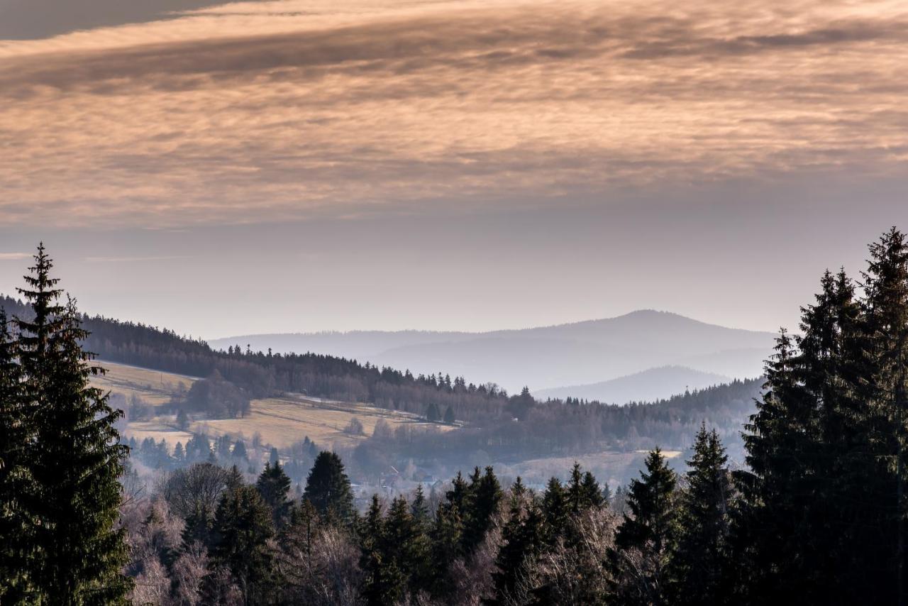 Apartmány Domino Železná Ruda Esterno foto